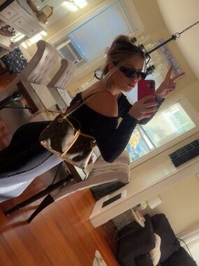 black off the shoulder long dress